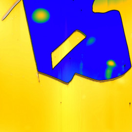 LL dipeptide film on mica