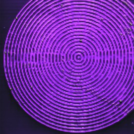 Microstructure on Si wafer