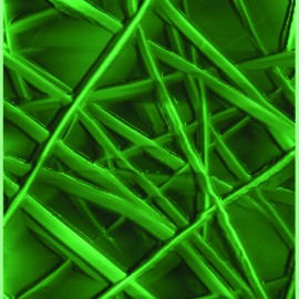 Nanofibers of polymer (polyvinyl alcohol)