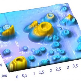 Surface of film SiO2(SnOx)AgOy