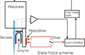 Investigation of surface by means of SNOM